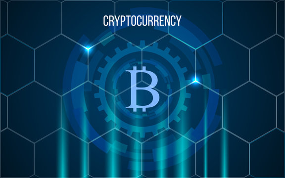 Bitcoin digital money crypto currency background