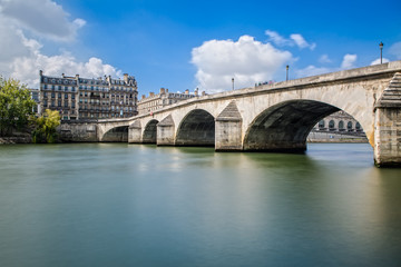 Naklejka premium Pont Royal Bridge and the Seine in Paris