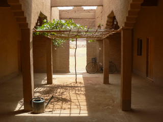 bicycle in the desert.