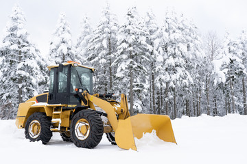 除雪用　ホイールローダー