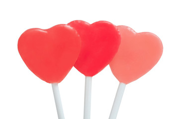 caramel candy in shape of heart