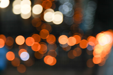 yellow lights in dark