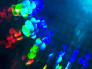 defocused lights background bokeh