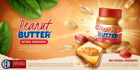 Peanut Butter Advertising Poster