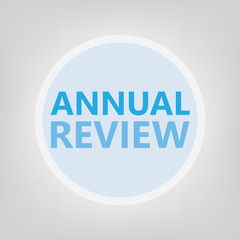 annual review concept- vector illustration
