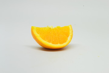 Orange fruit isolated on white background