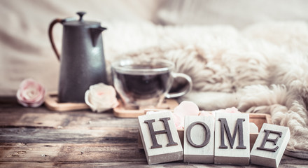 homely atmosphere in the interior, comfort concept