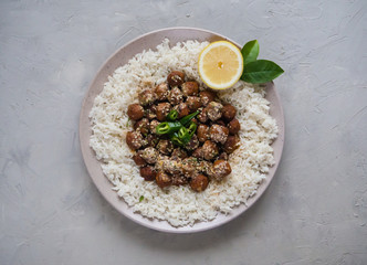 Sauce Teriyaki Meatballs
