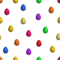 Vector seamless pattern with easter eggs. Surface for wrapping paper, shirts, cloths, Digital paper