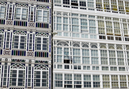 architecture of La Coruna, Spain