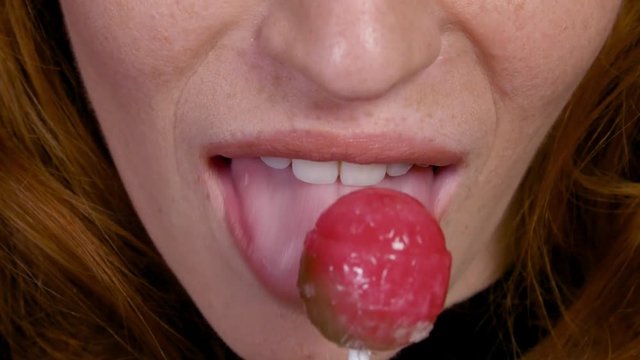 sexy woman licking and Sucking