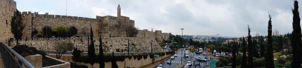 Fototapeta na wymiar Panorama Jerusalem
