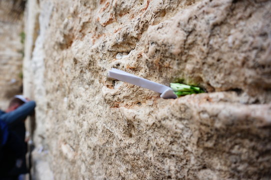 Klagemauer und Wunsch