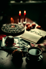 christmas table setting