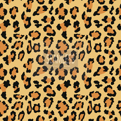 Leopard seamless pattern. Animal print. Vector background. Animal skin, tiger stripes, abstract pattern, line background, fabric. Amazing hand drawn vector illustration. Colorfull artwork.