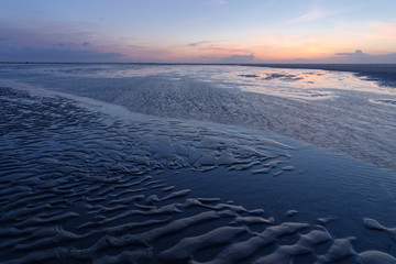 Abendstimmung am Strand von Langeoog