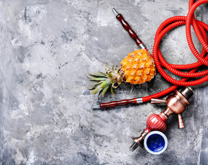 Oriental shisha with pineapple