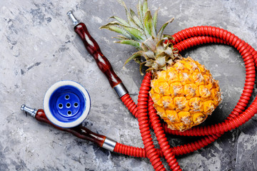 Oriental shisha with pineapple