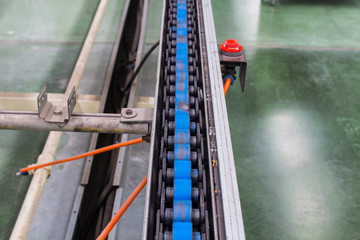 Conveyor belt, production line of the factory.