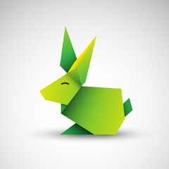 królik origami wektor © Rzoog