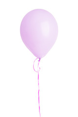 pastel color balloon isolated