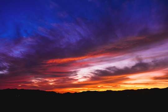 Fototapeta beautiful sunrise and sunset on background.