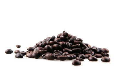 Coffee Beans Isolated On White Background