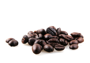 Coffee Beans Isolated On White Background