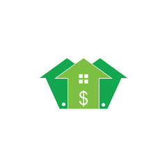 home price tag symbol logo vector