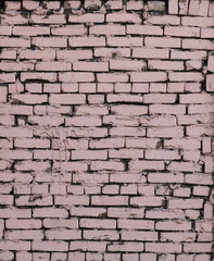 pink brick wall abstract background