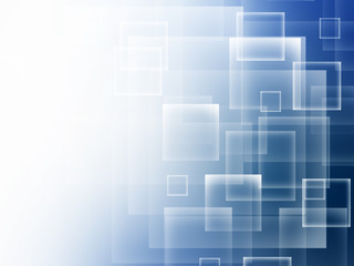 Fototapeta premium Abstract Blue squares background
