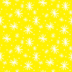 Snow background. Seamless pattern.Vector. 雪のパターン