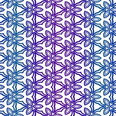 Seamless Geomteric Patterns. Vector Illustration. Hand Drawn Wrap Wallpaper, Cover Fabric, Cloth Textile Design. Gradient color