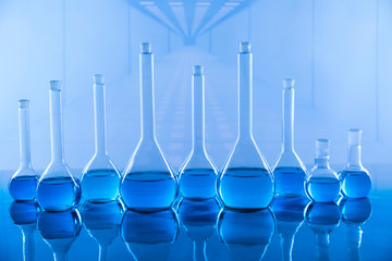 Development, Scientific glassware for chemical experiment