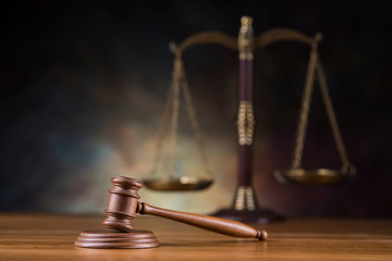 Gavel,Law theme, mallet of judge concept