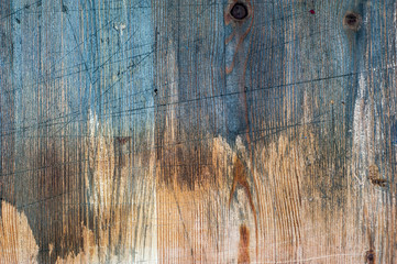 Painted wood board texture with grunge pattern.