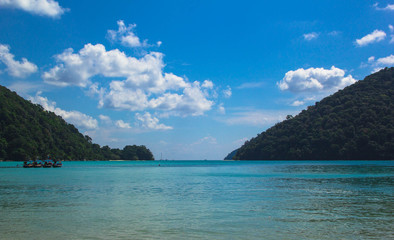 Wonderful turqoise sea at Andaman sea