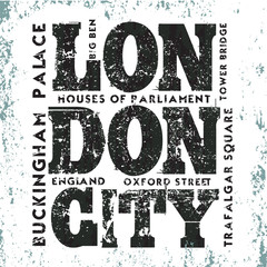 T-shirt  London, design  fashion, typography  graphics