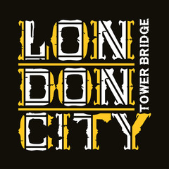 T-shirt  London, design  fashion, typography  graphics