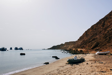 Coast of the Red Sea in the mountains