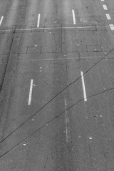 Fototapeta premium black and white grunge asphalt background.