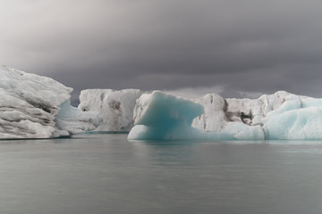 Jokulsarlon glacial lake in Iceland