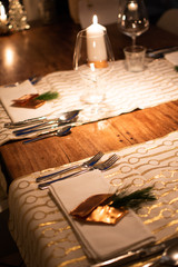 Cutlery ready for diner