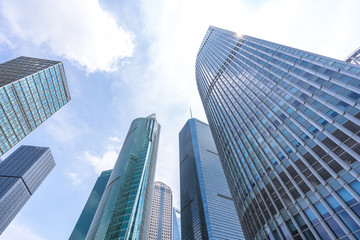 Obraz na płótnie Canvas skyscrapers in the city