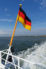 auf der Fähre von Langeoog nach Bensersiel