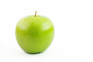 green apple isolated on white background