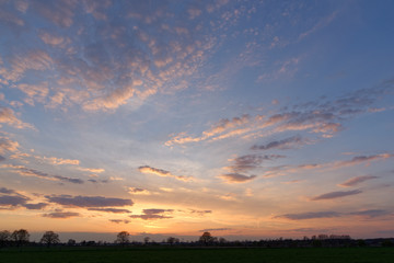 Sonnenuntergang am Niederrhein