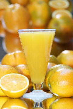 glass of orange juice