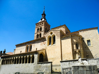 Fototapeta na wymiar Alcazar Castle in Segovia, Spain.
