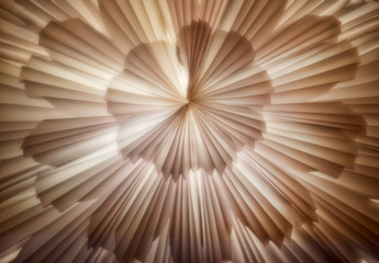 Star shaped Christmas decoration in brown